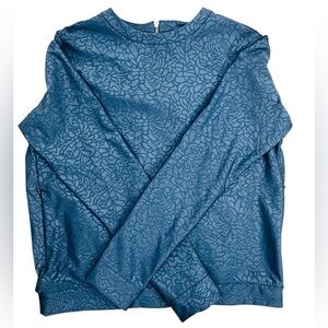 lululemon athletica Blue Patterned Sweater